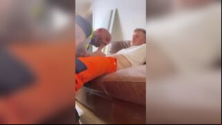 Construction worker giving his buddy a blowjob _2