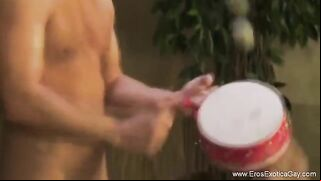 he gives himself a relaxing massage eros exotica gay - gay video